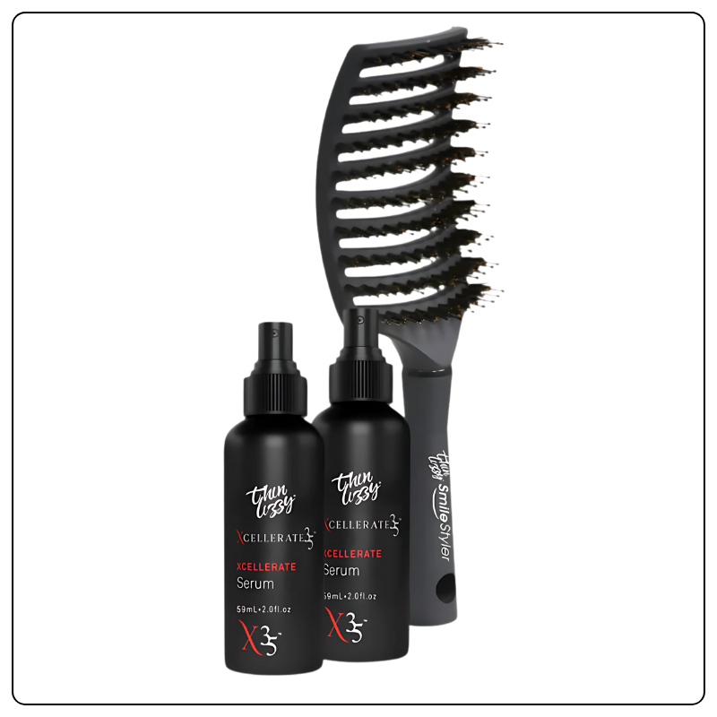 Hair Revitalisation Bundle(Xcellerate Serum Buy One Get One Free + Free Hair Brush)