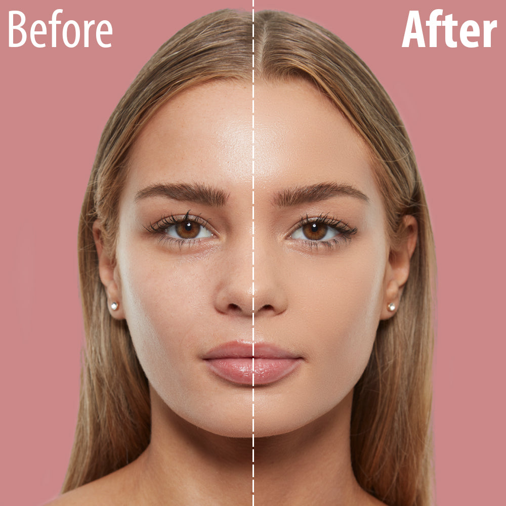 Liquid Foundation Before and After