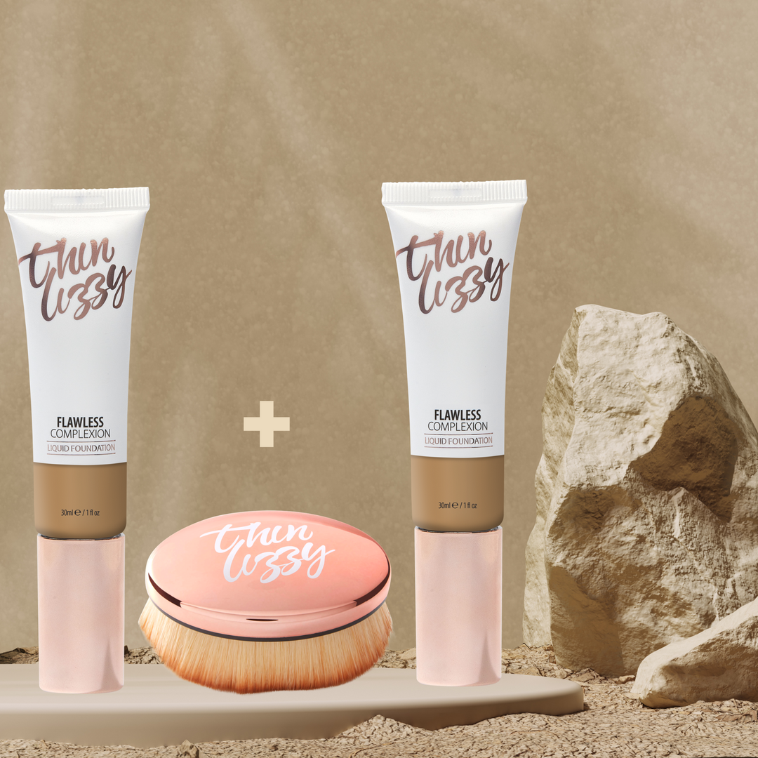 Flawless Complexion Liquid Foundation - Buy One Get One Free! + Free Blurring Brush