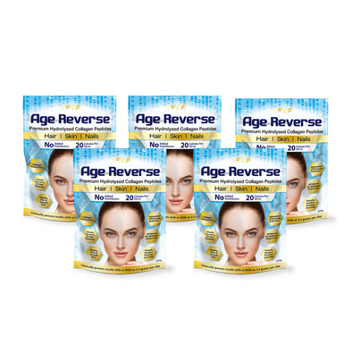 Age Reverse Collagen  Peptides Powder - 5 Pouches