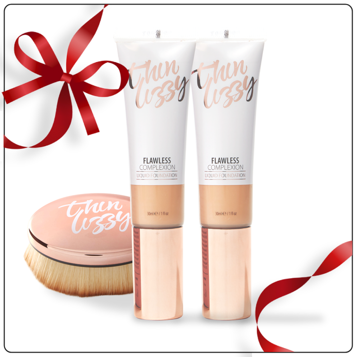 Flawless Complexion Liquid Foundation - Buy One Get One Free! + Free Blurring Brush