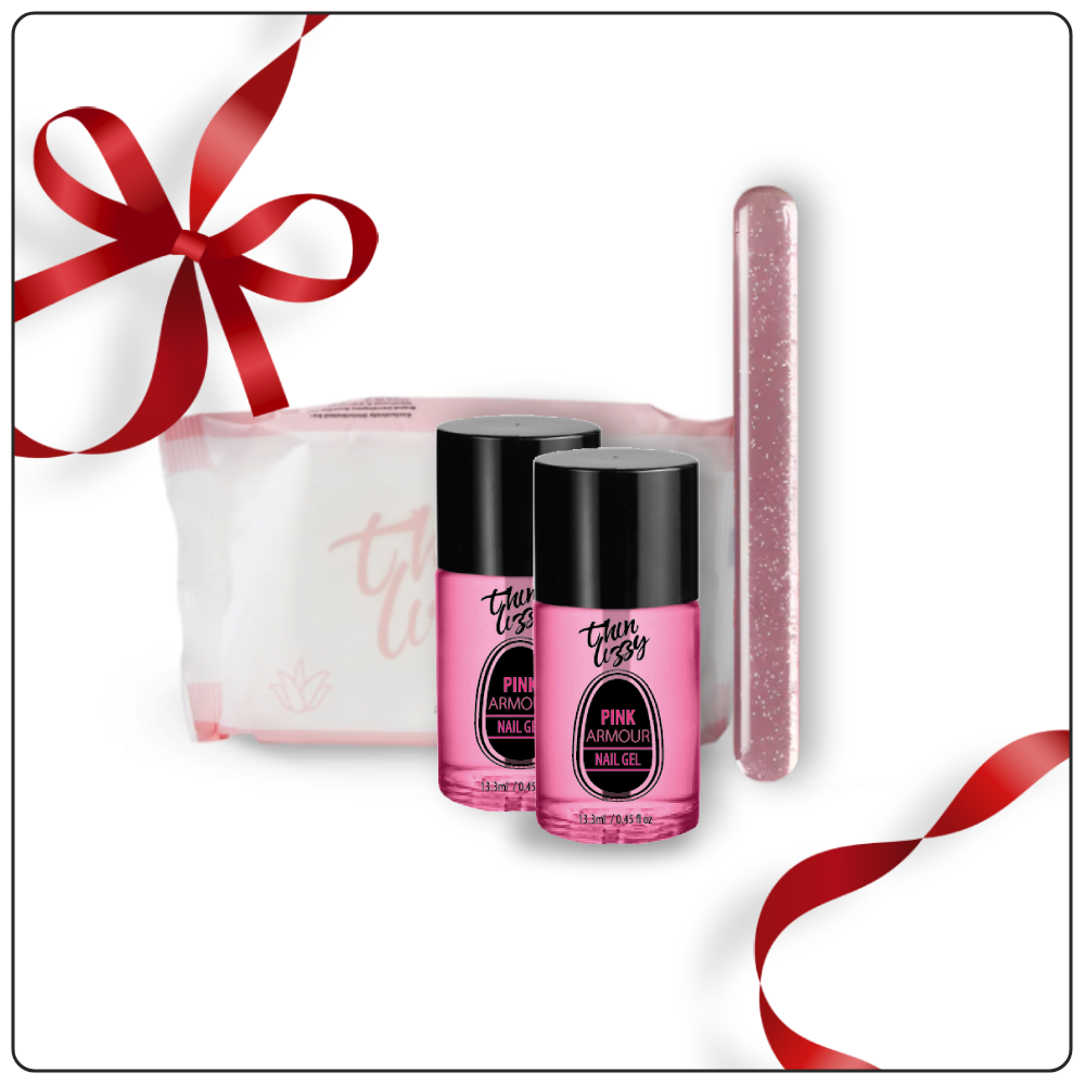 Perfect Nails(Pink Armour Buy One Get One Free + Free Nail Shiner + Free Makeup Wipes)