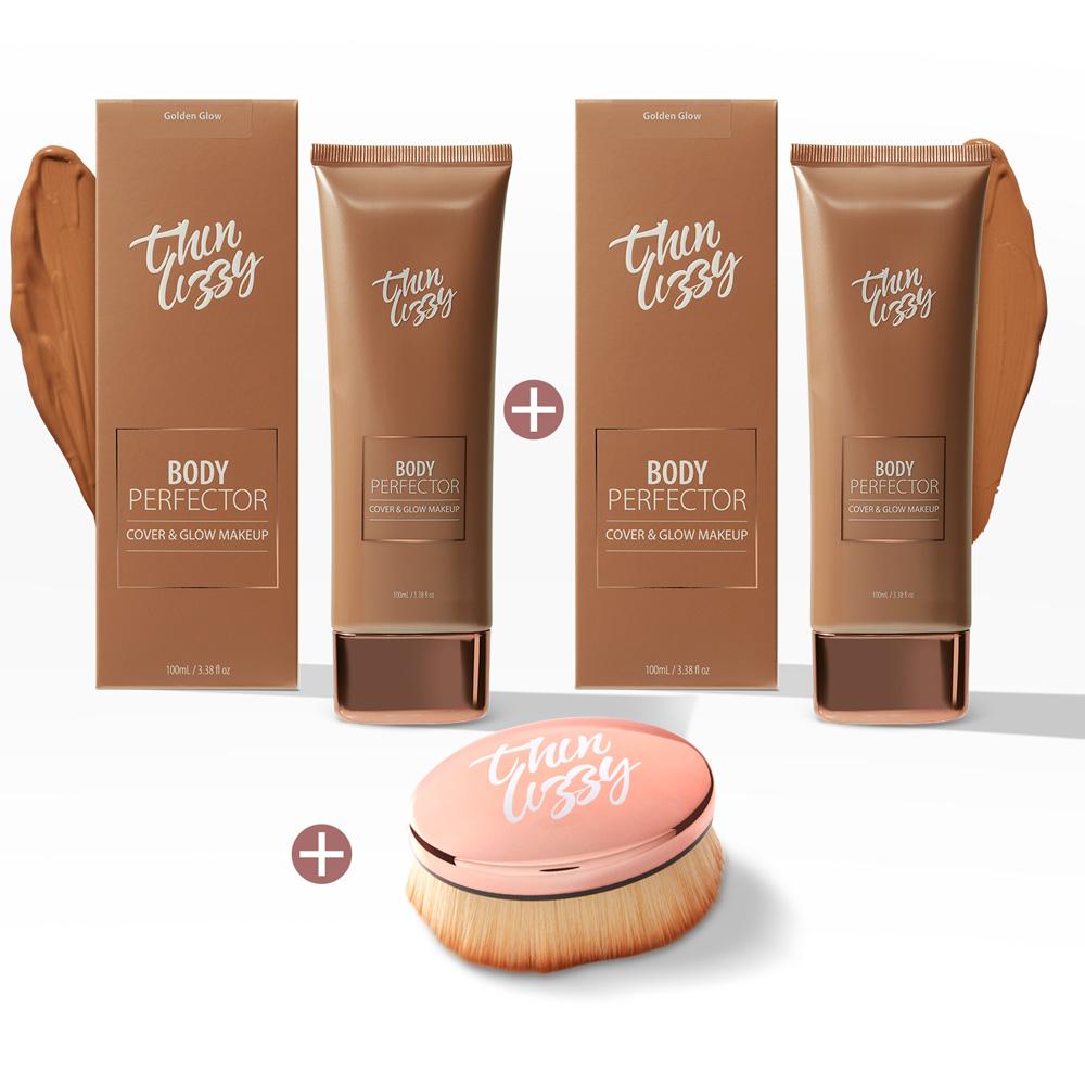 Body Perfector Cover & Glow Makeup - Buy One Get One Free! + Free Blurring Brush