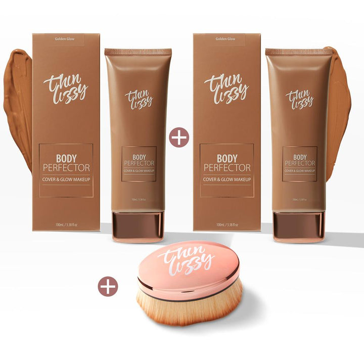 Body Perfector Cover & Glow Makeup - Buy One Get One Free! + Free Blurring Brush